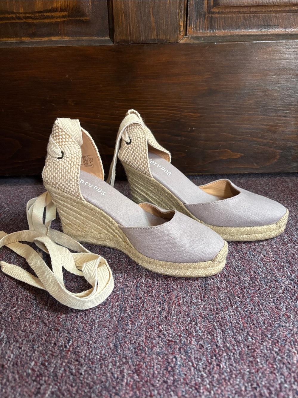 Soludos Lace-Up Wedges